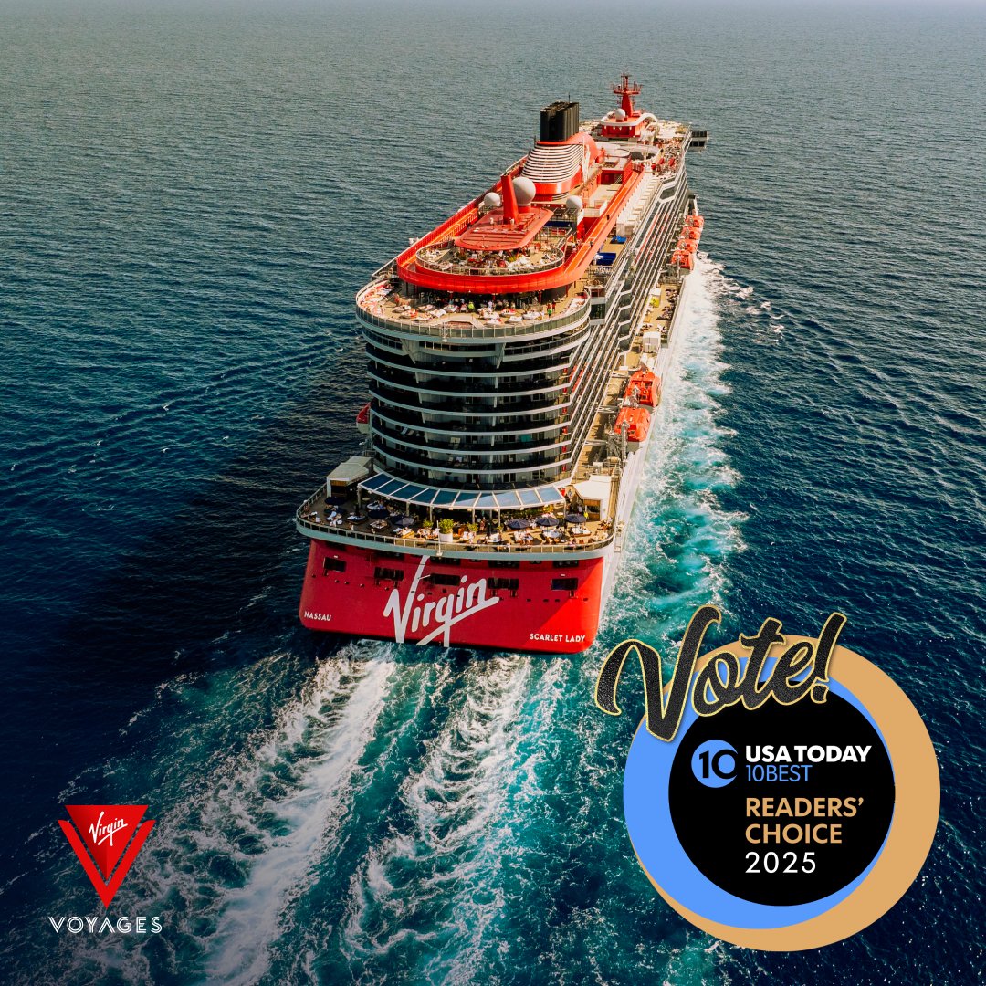 Virgin Voyages nominated for USA TODAY 10Best Readers’ Choice 2025 — Vote now!